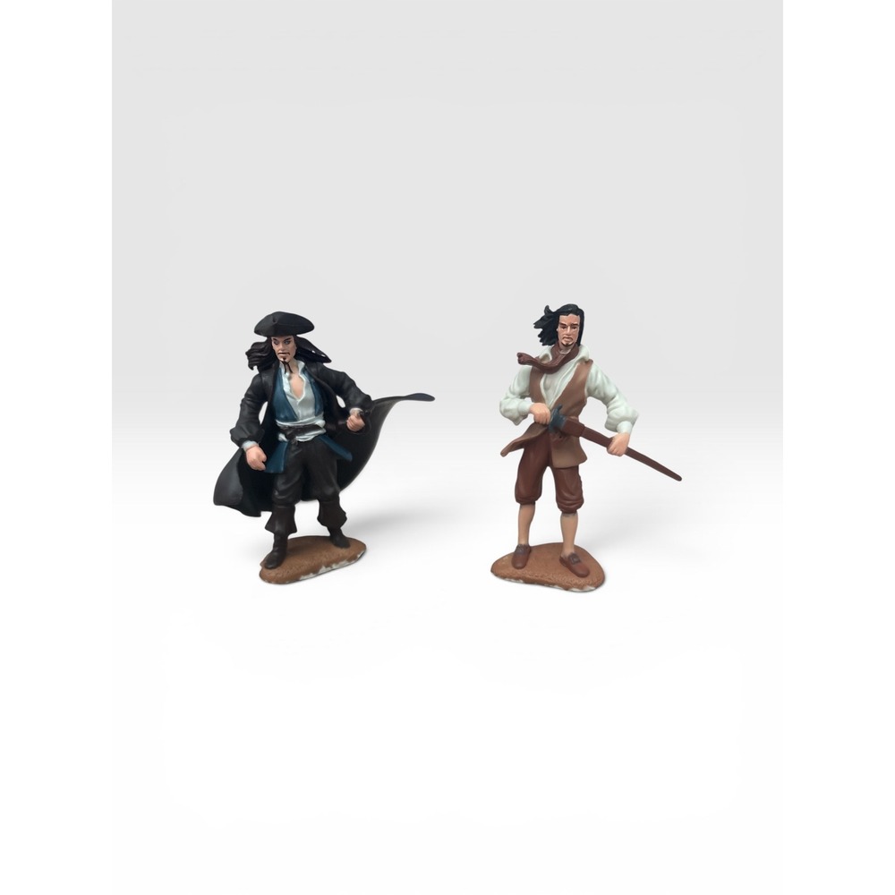 Disney Pirates of the Caribbean Dead Mans Chest Jack Sparrow Will Turner Figures